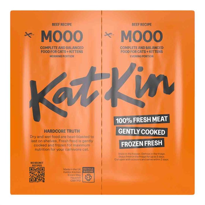 KatKin Fresh Cat Food Beef Recipe (Mooo) 127g
