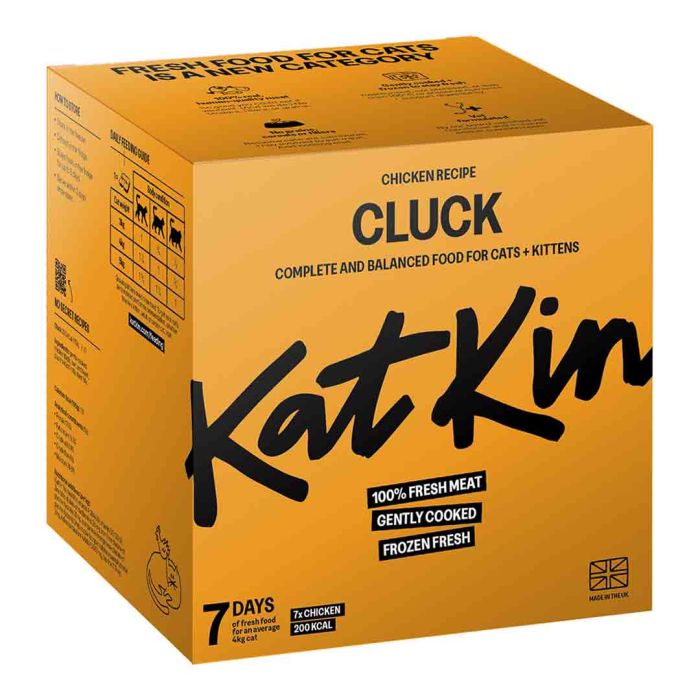 KatKin Fresh Cat Food Chicken Recipe 7 pack