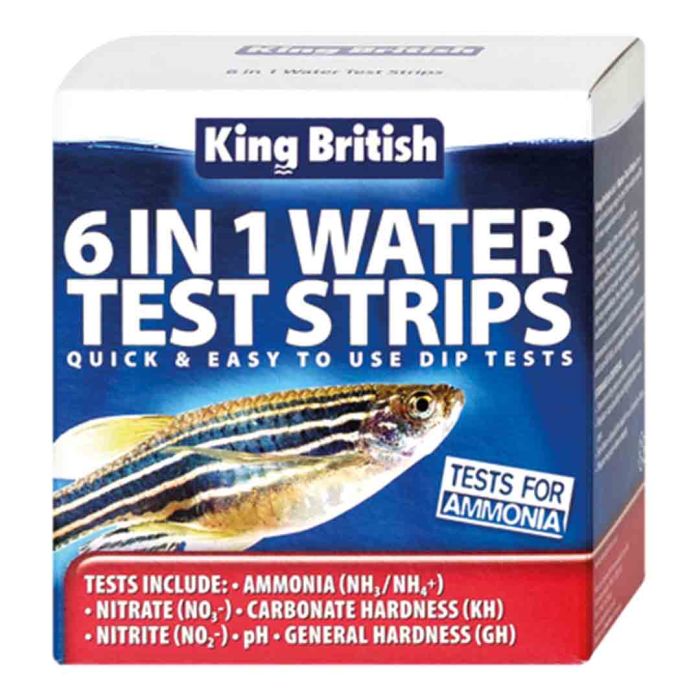 King British Test Strip 6 In 1