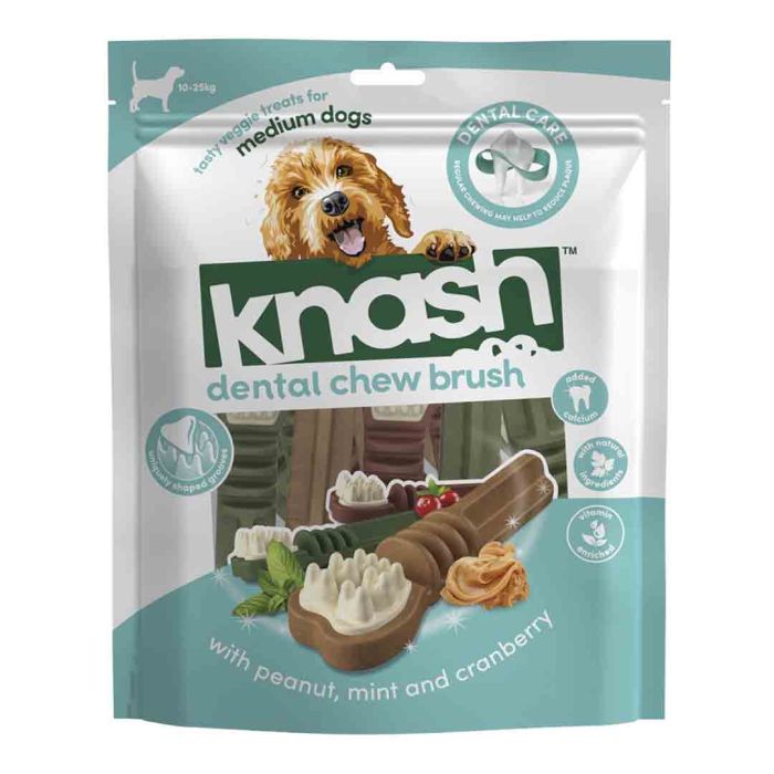 Knash Dental Chew Brush Small Dog Treats 14 Pack 350g