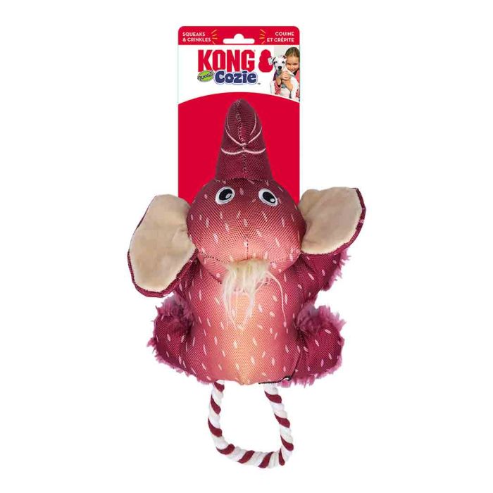 Kong Cozie Tuggz Elephant Plush Dog Toy