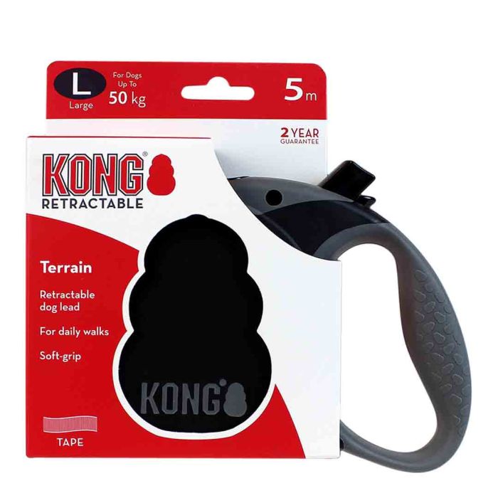 KONG Terrain Retractable Lead For Large Dogs