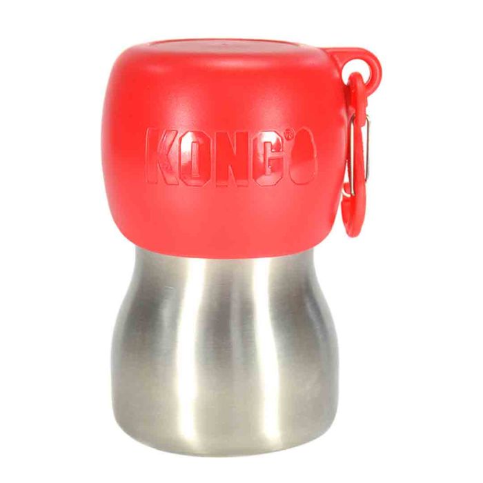 Kong 9.5oz Stainless Water Bottle Red