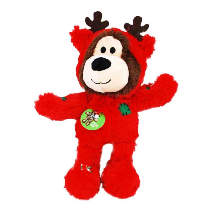 KONG Holiday Wild Knots Bear Assorted Sizes Small Medium