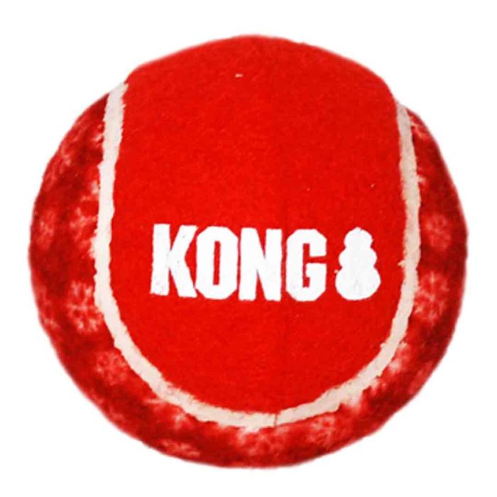 KONG Holiday SqueakAir Ball 3 Pack Size Medium