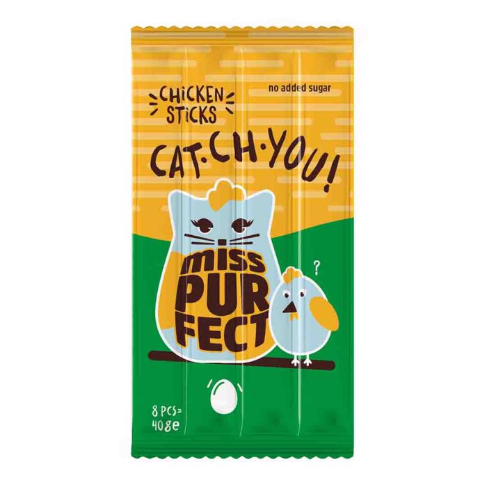 Miss Purfet Cat Sticks Chicken 8x5g Cat Treats