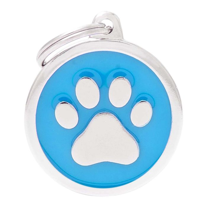 My Family Classic Big Circle Blue with Paw
