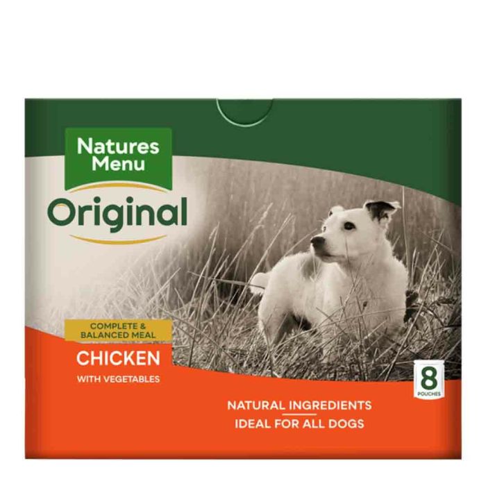 Natures Menu  Chicken and Vegetable Dog Pouches 8x300g