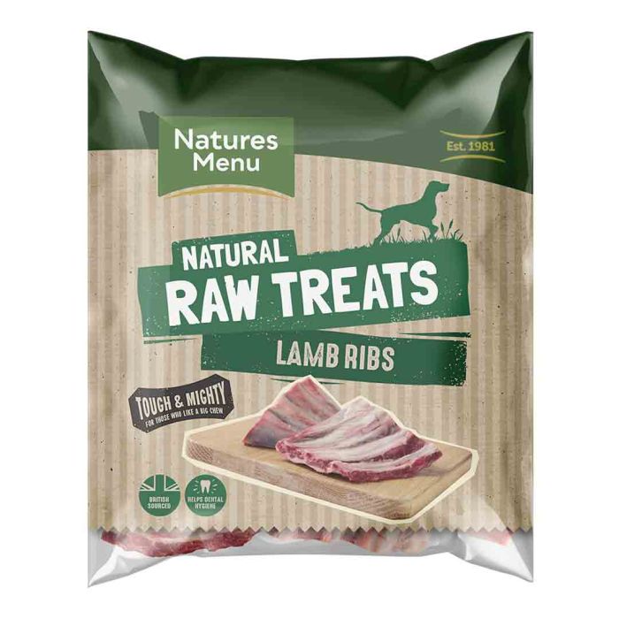 Natures Menu Frozen Raw Chews Lamb Ribs 500g