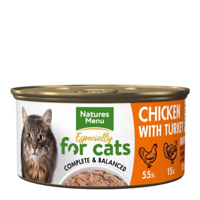Natures Menu Chicken & Turkey Cat Food Can 85g