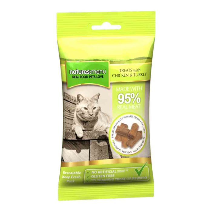 Natures Menu Cat Treat Chicken And Turkey 60g