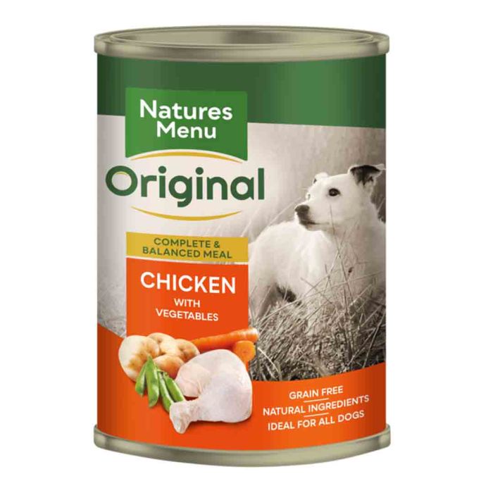 Natures Menu Can Chicken Pot Vegetables Dog Food 400g