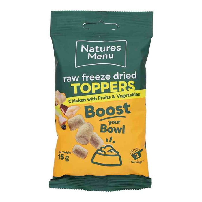Natures Variety Freeze Dried Toppers Chicken Dog Food