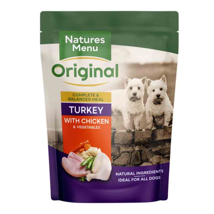 Natures Menu Chicken & Turkey Raw Dog Food 300g