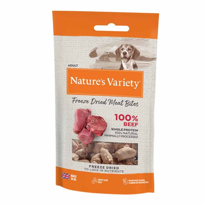 Nature's Variety Freeze Dried Beef Meat Bites