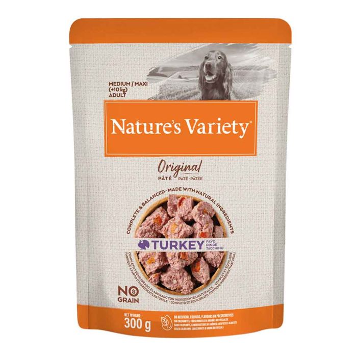 Nature's Variety Original Med Adult Dog Food Multipack Pouches 8 x 300g