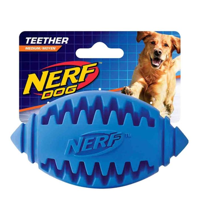 NERF Dog Medium Teether Football