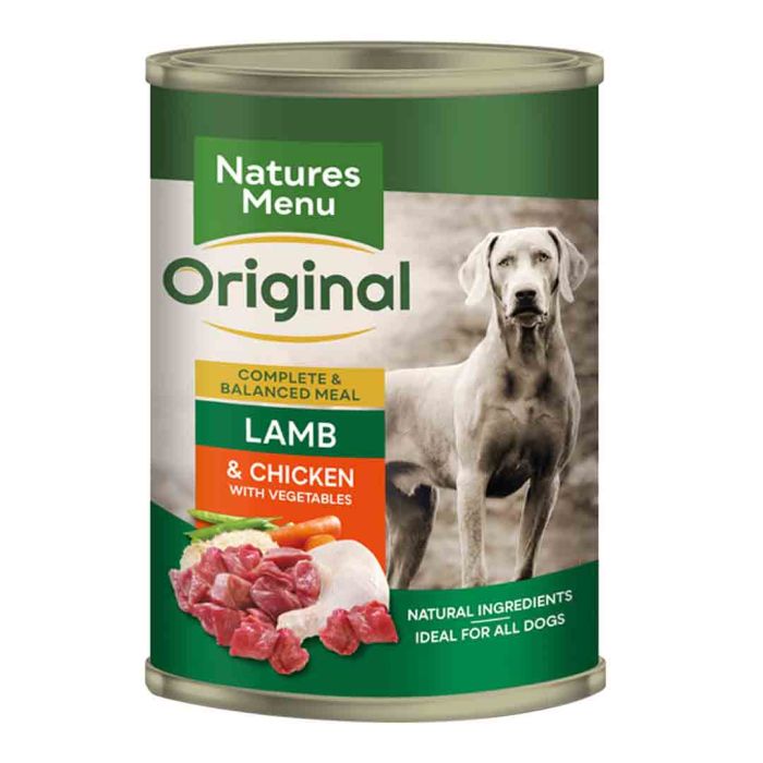 Natures Menu Lamb & Chicken Dog Can 400g