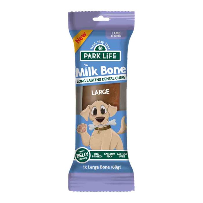 Park Life Milk Bones Lamb Flavour Large 68g