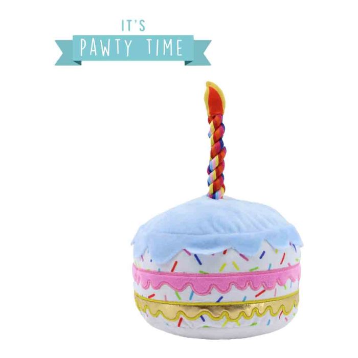 Ancol Pawty Squeaky Cake Dog Toy