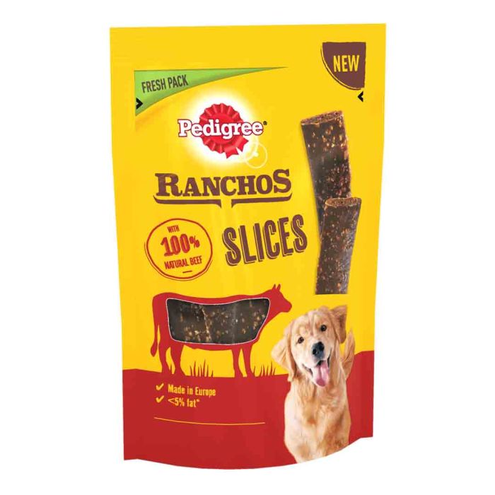 Pedigree Ranchos Beef Slices Adult Dog Treats