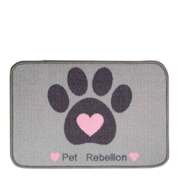 Pet Rebellion Dinner Mate Heart Mat