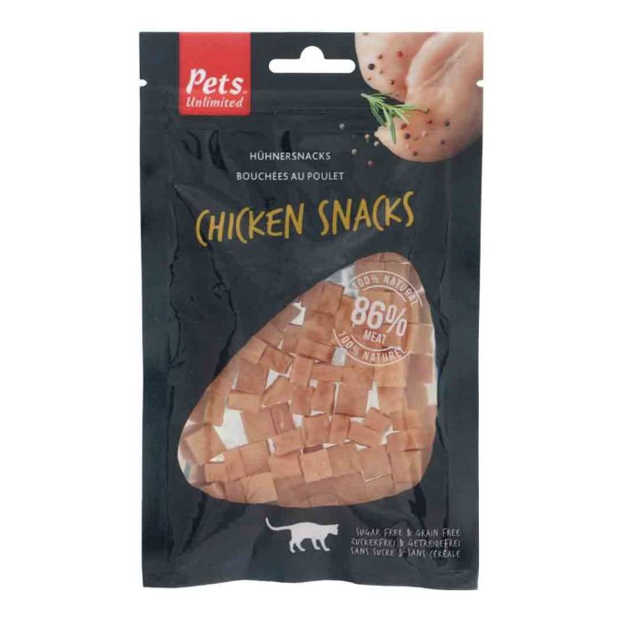 Pets Unlimited Chicken Snacks Cat Treats 50g