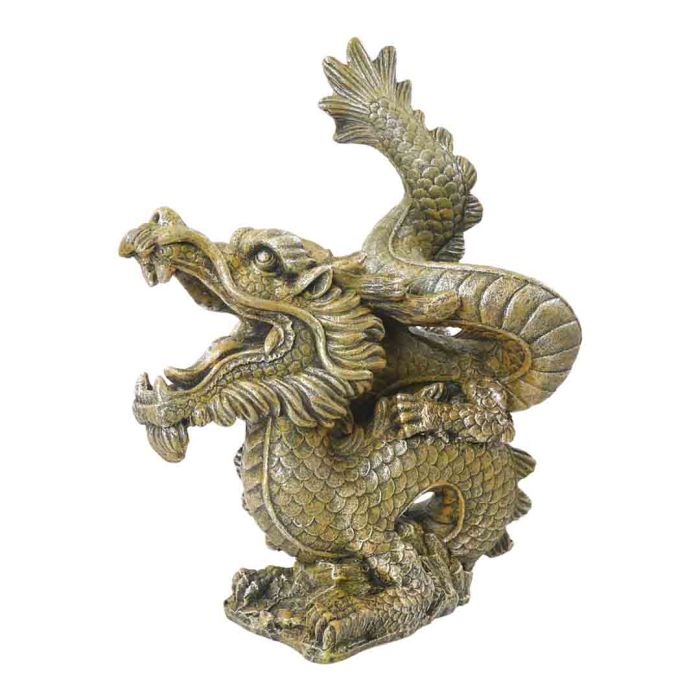 Blue Ribbon Golden Dragon Tank Ornament