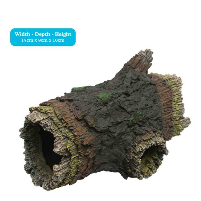 Medium Log Tunnel, Fish Tank Decoration