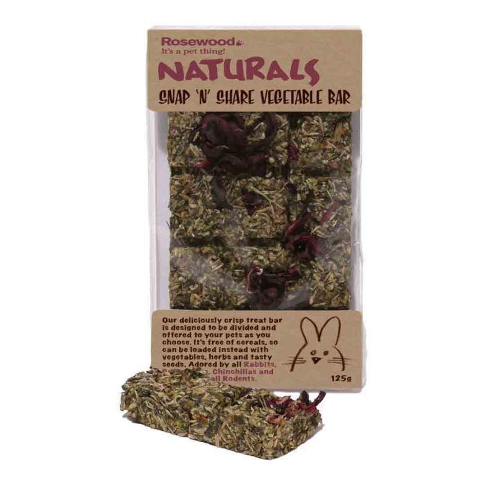 Rosewood Snap and Share Vegetable Bar 125g