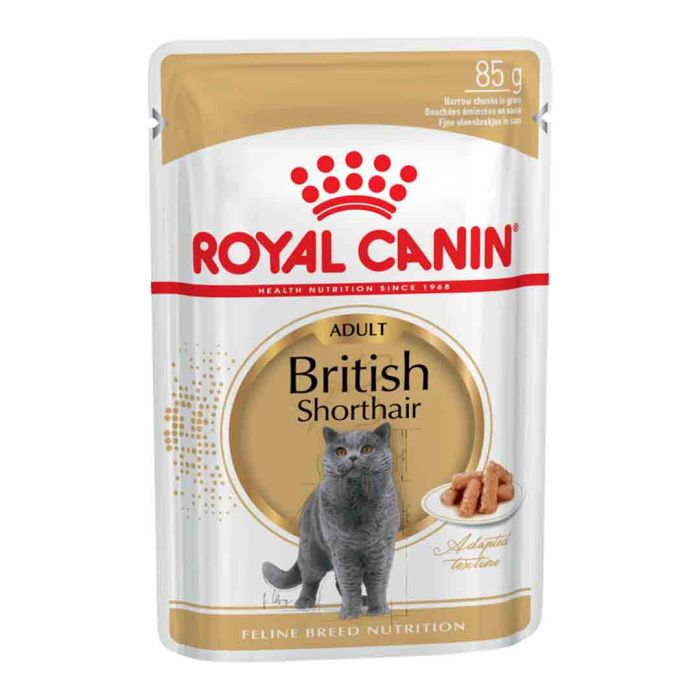 Royal Canin Wet British Shorthair Wet Cat Food Pouch