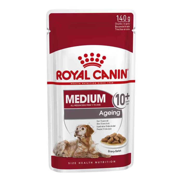 Royal Canin Wet Dog Food Medium Ageing in Gravy 140g