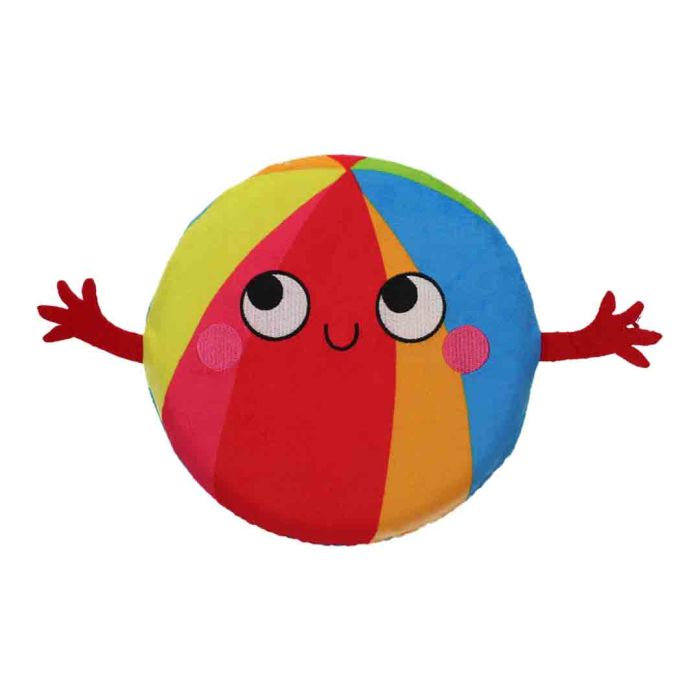 Rufus & Rosie Squeaking Plush Frisbee Dog Toy