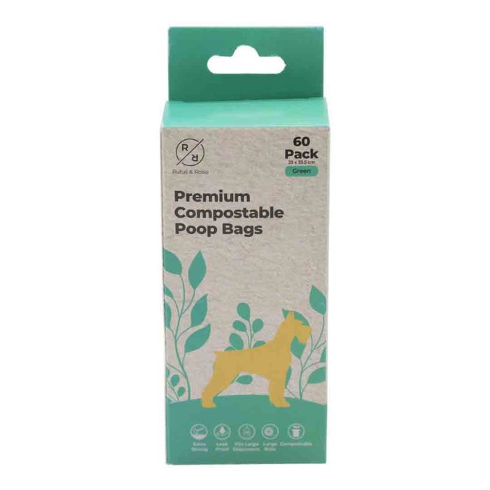 Rufus  & Rosie Premium Compostable Doggy Poop Bags