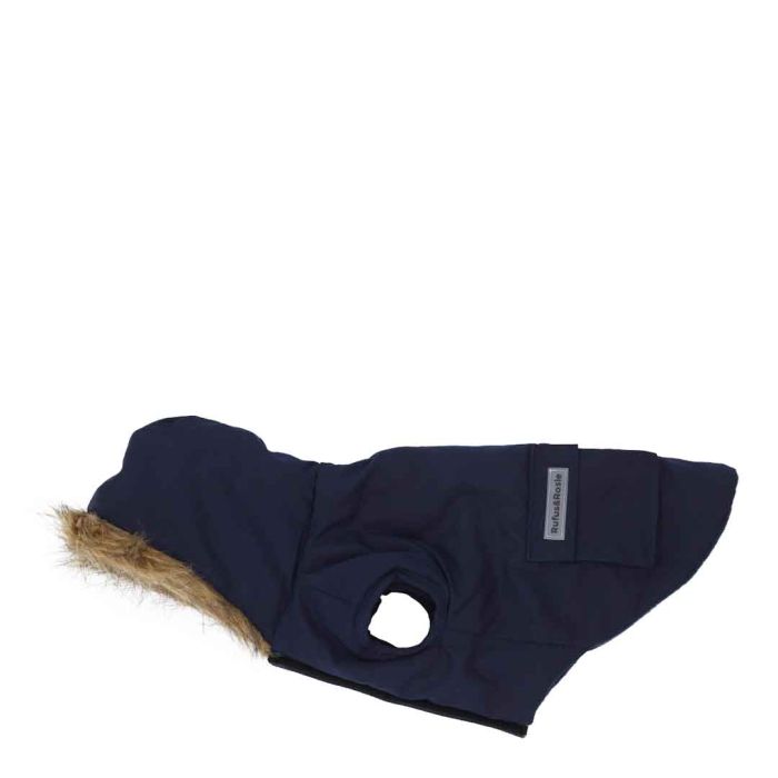 Rufus & Rosie Blue Hooded Parker Dog Coat