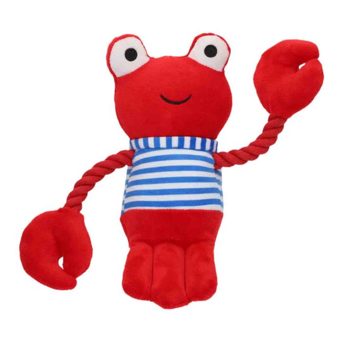 Rufus & Rosie Crab Plush Summer Dog Toy