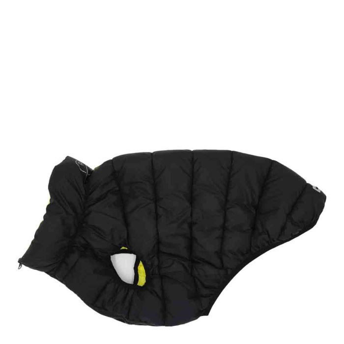 Rufus & Rosie Black & Yellow Reversable Puffer Jacket, XS