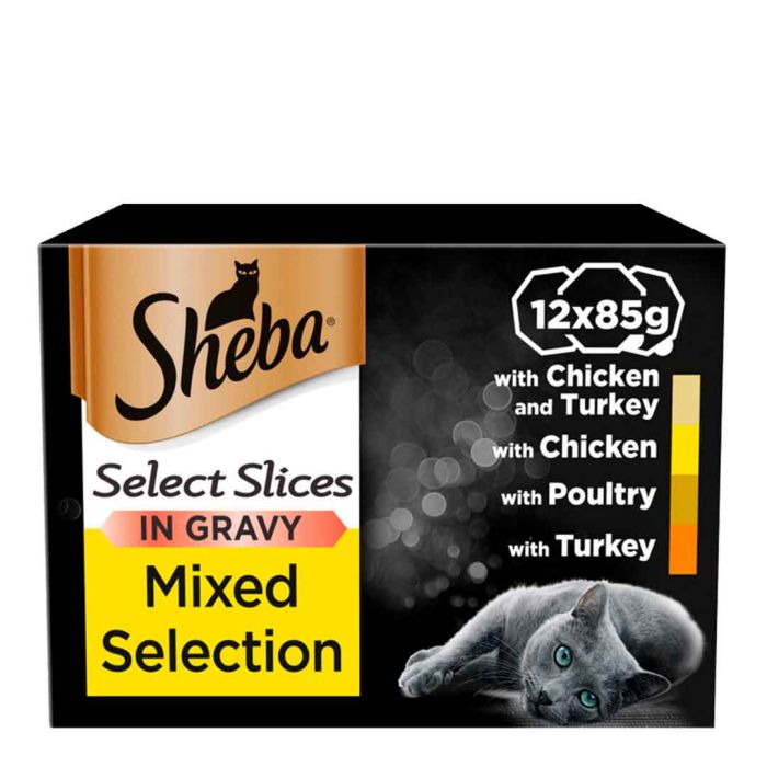 Sheba Select Poultry Slices in Gravy 12x85g
