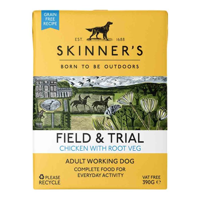 Skinner's Wet Dog FoodField & Trial Chicken & Root Vegetables 390g