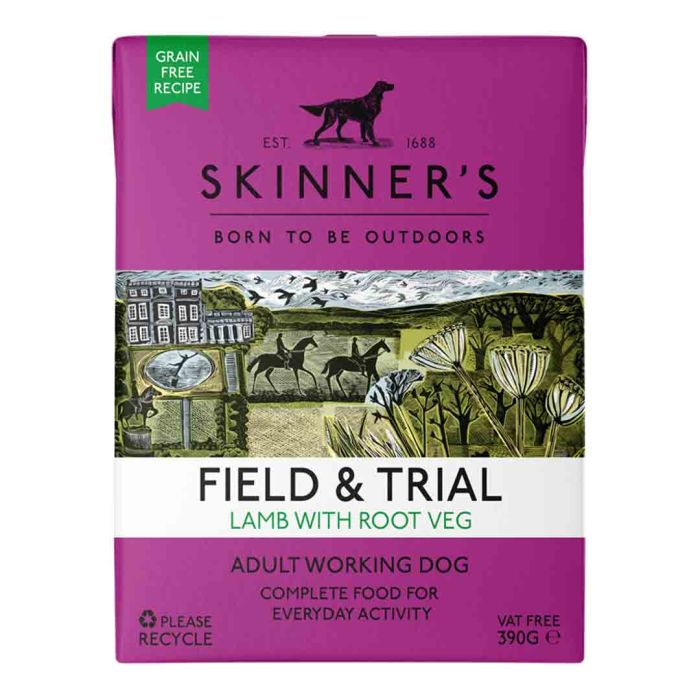 Skinner's Wet Dog Food Field & Trial Lamb & Root Vegetables 390g