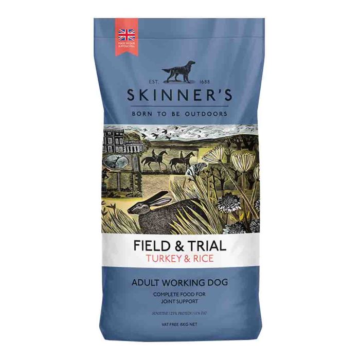Skinner's Dry Dog Food Field & Trial Turkey & Rice 15kg