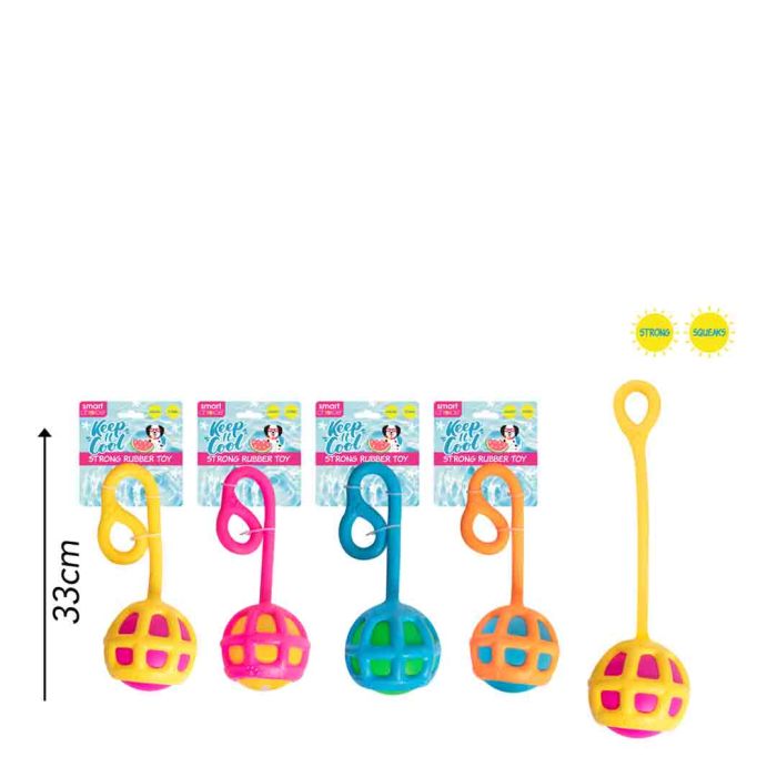 Rubber Yoyo Toy With Squeaker