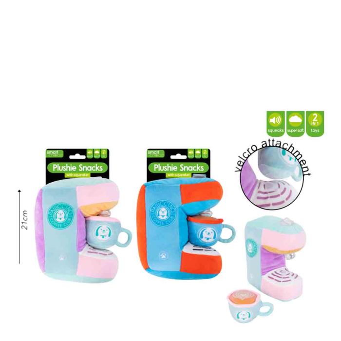Smart Choice Coffee Machine & Cup Plush Dog Toy