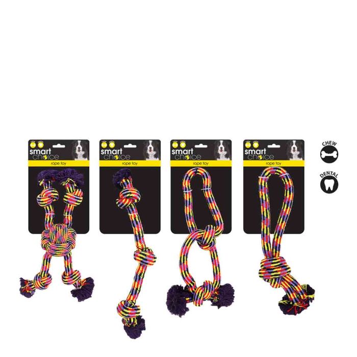 Smart Choice Large Colourful Rope Tug Toy
