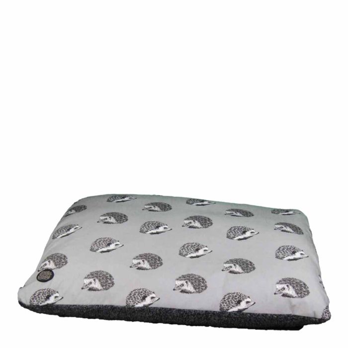 Snug & Cosy Hedgehog Print Lounger Dog Bed