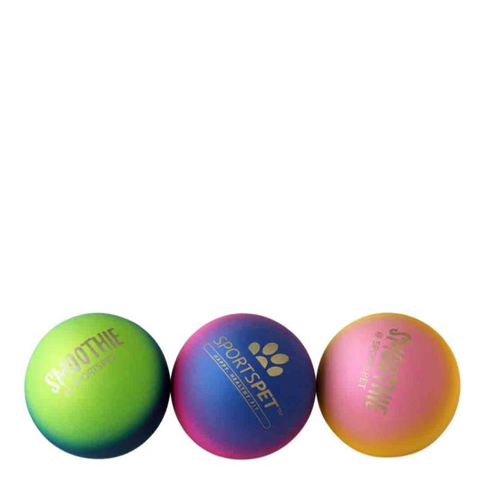 SPORTSPET High Bounce Natural Rubber Dog Ball, Single