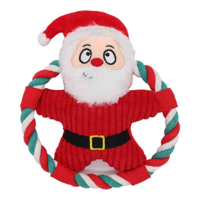Rufus & Rosie Christmas Ring Tug Dog Toy