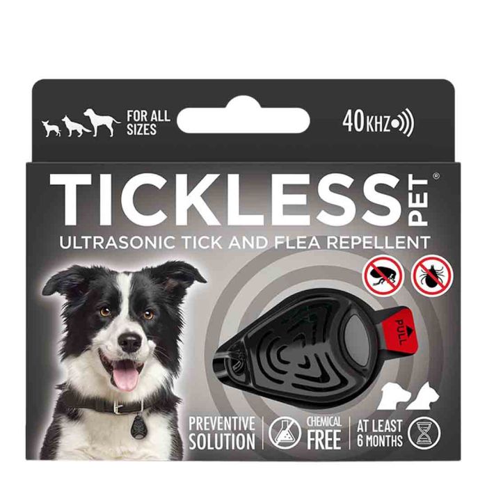 Tickless EcoPet Ultrasonic Tick & Flea Repellent, Black