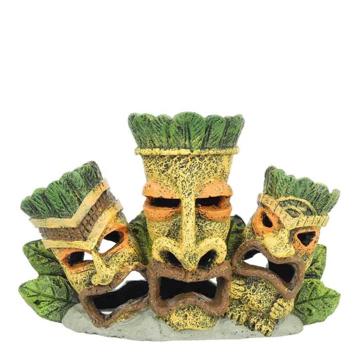 Aqua Dreams Tiki Island Tank Ornament