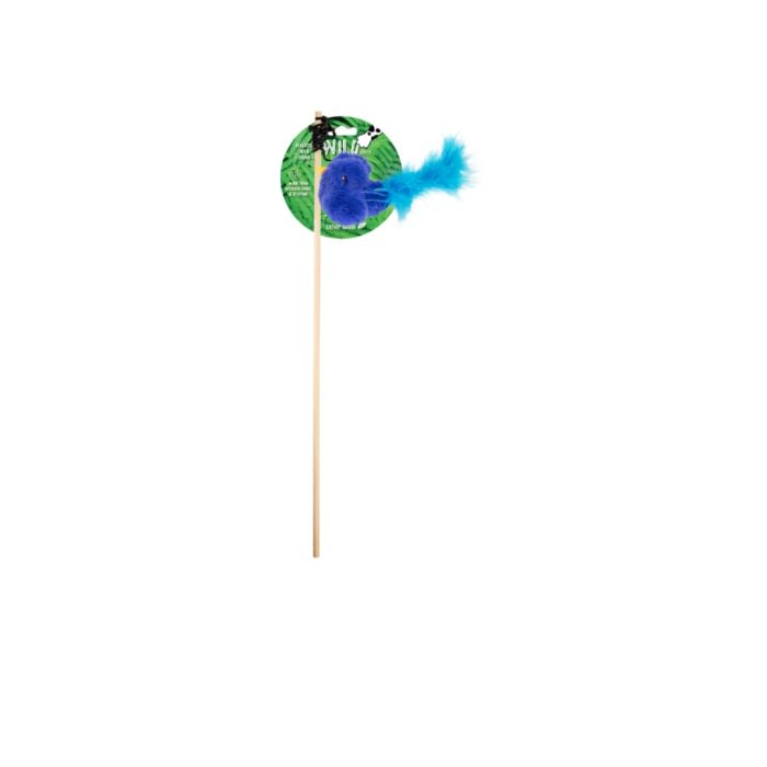 James & Steel Wild Hunter Feather Bird Wand Cat Toy
